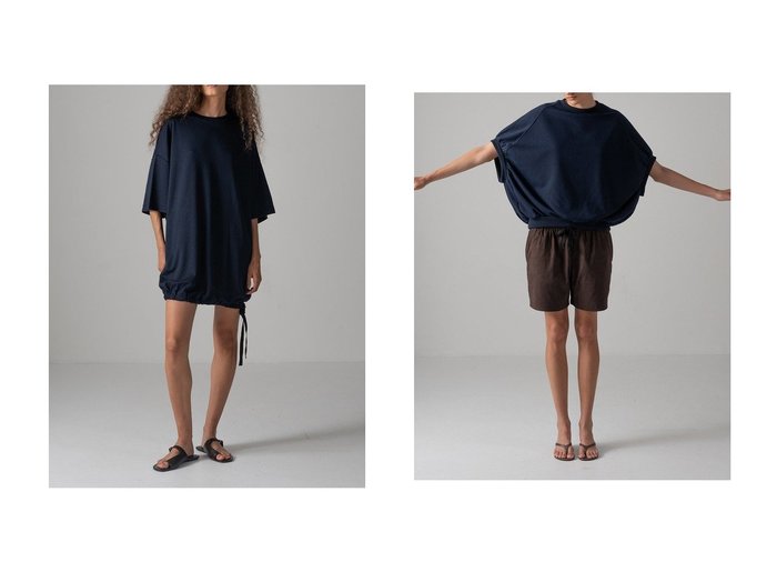 【ワイドシルエットが際立つ構築的スウェットとオーバーサイズが映えるデザインTシャツ 機能性と洗練を備えた大人のカジュアル】COGTHEBIGSMOKE(コグ ザビッグスモーク)の通販
 おすすめ人気トレンドファッション通販アイテム 人気、トレンドファッション・服の通販 founy(ファニー) ファッション Fashion レディースファッション Fashion for Women トップス・カットソー Cut & Sew Tops シャツ・ブラウス・オフィスカジュアル Elegant Blouses & Button-Ups ロングTシャツ・Tシャツ Longline T-Shirts & Tees カットソー・ベーシックTシャツ Cut-and-Sewn Tops / Stretch Tees & Basics レディースパーカー・カジュアルフーディー Casual Hoodies & Sweatshirts スウェット・クルーネックトップス Sweatshirts & Crewnecks / Relaxed Fit Sweat Tops 2026年 2026 なめらか Smooth, Silky Texture ショート Short, Short Length シンプル Simple, Minimal スリーブ Sleeve, Long Sleeve / Short Sleeve ドレス Dress, One-Piece パターン Pattern, Design Print フォルム Silhouette, Form ブラウジング Blouson Silhouette, Cinched Waist リボン Ribbon, Bow 夏 Summer 春 Spring S/S・春夏 SS, Spring/Summer, Warm Season ギャザー Gathered, Ruffled 吸水 Absorbent, Quick-Dry ドロップ Drop Shoulder, Dropped Style ボトム Bottoms, Lower Wear ワイド Wide, Wide Fit |ID:crp329100000226765