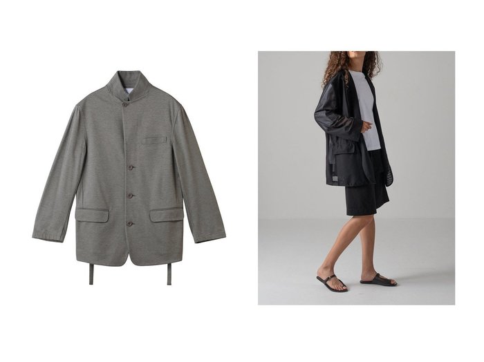 【マスキュリンなワイドシルエットジャケットと端正さと柔らかさを併せ持つシングルジャケット 表情の変化を楽しめる洗練アウター】COGTHEBIGSMOKE(コグ ザビッグスモーク)の通販
 おすすめ人気トレンドファッション通販アイテム 人気、トレンドファッション・服の通販 founy(ファニー) ファッション Fashion レディースファッション Fashion for Women アウター Coat / Outerwear Collection レディースジャケット・軽アウター Jackets 2026年 2026 カットソー Cut and Sewn Top クラシック Classic, Timeless Style コンパクト Compact, Small Size ジャケット Jacket, Outerwear ストレッチ Stretch, Stretchy Fabric バランス Balance, Style Balance フラップ Flap, Flap Pocket ポケット Pocket, Pocket Detail メンズ Men's, Menswear リラックス Relax, Relaxed Fit エレガント 上品 Elegant 夏 Summer 春 Spring S/S・春夏 SS, Spring/Summer, Warm Season |ID:crp329100000226776