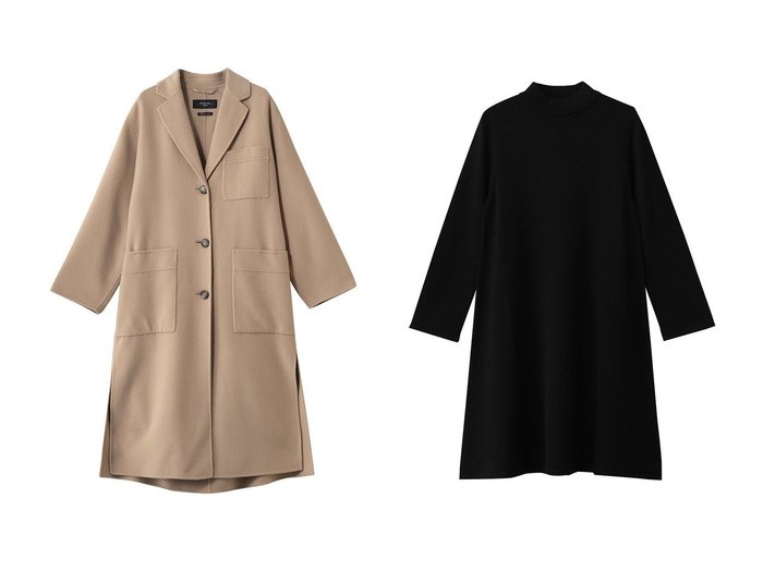 【クラシカルな佇まいが魅力のニットワンピースと上質素材が際立つヴァージンウールコート 気品と今のバランスを備えた洗練スタイル】Max Mara(マックスマーラ)の通販
 おすすめ人気トレンドファッション通販アイテム 人気、トレンドファッション・服の通販 founy(ファニー) ファッション Fashion レディースファッション Fashion for Women アウター Coat / Outerwear Collection コート・ロングコート・ピーコート Long Coats, Peacoats & More ワンピース Dresses ニットワンピース Knit Dresses チュニック Tunic Tops & Dresses 2026年 2026 なめらか Smooth, Silky Texture クラシック Classic, Timeless Style バランス Balance, Style Balance フィット Fit, Slim Fit ポケット Pocket, Pocket Detail ラグジュアリー Luxury, Elegant ロング Long, Long-Length エレガント 上品 Elegant 夏 Summer 春 Spring S/S・春夏 SS, Spring/Summer, Warm Season |ID:crp329100000226782