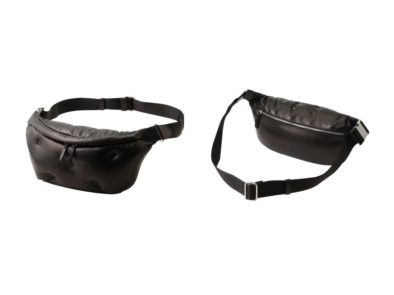 【キルトデザインが映えるGLAM SLAMベルトバッグで楽しむ上品なモードスタイル】MAISON MARGIELA(メゾン マルジェラ)の通販
 おすすめ人気トレンドファッション通販アイテム インテリア・キッズ・メンズ・レディースファッション・服の通販 founy(ファニー) 　ファッション　Fashion　レディースファッション　Fashion for Women　バッグ　Bags　ベルト&ウエストマーク　Belts & Waist Accessories　ポーチ&ミニバッグ　Pouches & Mini Bags　2026年　2026　ユニセックス　Unisex, Genderless　おすすめ　Recommended / Our Picks　なめらか　Smooth, Silky Texture　キルト　Quilt, Quilted Fabric　ポケット　Pocket, Pocket Detail　リュクス　Luxury, Elegant, High-End, Chic　エレガント 上品　Elegant　夏　Summer　旅行　Travel　春　Spring　S/S・春夏　SS, Spring/Summer, Warm Season　ブラック系　Black　|ID:crp329100000226802