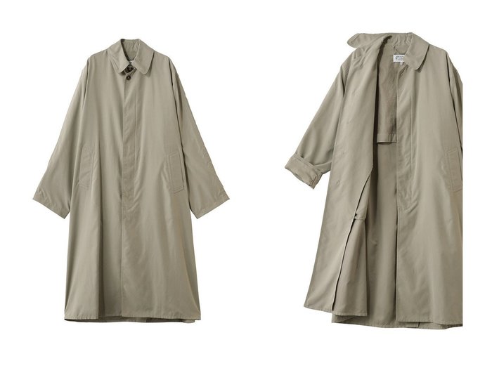 【落ち感のあるロングシルエットで包み込むクラシカルなトレンチコートが導く洗練スタイル】MAISON MARGIELA(メゾン マルジェラ)の通販
 おすすめ人気トレンドファッション通販アイテム 人気、トレンドファッション・服の通販 founy(ファニー) ファッション Fashion レディースファッション Fashion for Women アウター Coat / Outerwear Collection コート・ロングコート・ピーコート Long Coats, Peacoats & More トレンチコート / 春秋の定番アウター Trench Coats 2026年 2026 クラシカル Classical, Vintage-Inspired ショルダー Shoulder, Shoulder Strap トレンチ Trench, Trench Coat ドロップ Drop Shoulder, Dropped Style ロング Long, Long-Length 夏 Summer 定番 Standard, Basic Item 春 Spring S/S・春夏 SS, Spring/Summer, Warm Season |ID:crp329100000226805