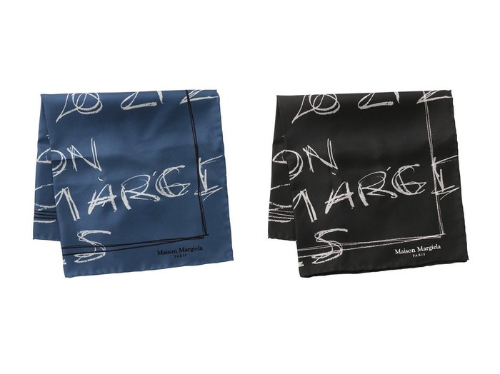 【手書き風ナンバリングが映えるシルクスカーフで添えるモードなアクセント】MAISON MARGIELA(メゾン マルジェラ)の通販
 おすすめ人気トレンドファッション通販アイテム 人気、トレンドファッション・服の通販 founy(ファニー) ファッション Fashion レディースファッション Fashion for Women ストール Soft & Warm Scarves マフラー・スヌード / 冬小物の定番 Scarves & Mufflers 2026年 2026 ユニセックス Unisex, Genderless なめらか Smooth, Silky Texture シルク Silk, 100% Silk スカーフ Scarf, Neckwear ストール Stole, Wrap マフラー Scarf, Muffler ラグジュアリー Luxury, Elegant 夏 Summer 春 Spring S/S・春夏 SS, Spring/Summer, Warm Season |ID:crp329100000226808