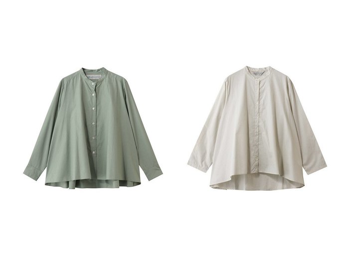 【ドット柄が映えるバンドカラーシャツとAラインシルエットが美しいコットンシャツで楽しむ軽やかな装い】MidiUmi(ミディウミ)の通販
 おすすめ人気トレンドファッション通販アイテム 人気、トレンドファッション・服の通販 founy(ファニー) ファッション Fashion レディースファッション Fashion for Women トップス・カットソー Cut & Sew Tops シャツ・ブラウス・オフィスカジュアル Elegant Blouses & Button-Ups 2026年 2026 スリーブ Sleeve, Long Sleeve / Short Sleeve フェミニン Feminine, Girly ロング Long, Long-Length 夏 Summer 定番 Standard, Basic Item 春 Spring S/S・春夏 SS, Spring/Summer, Warm Season |ID:crp329100000226814