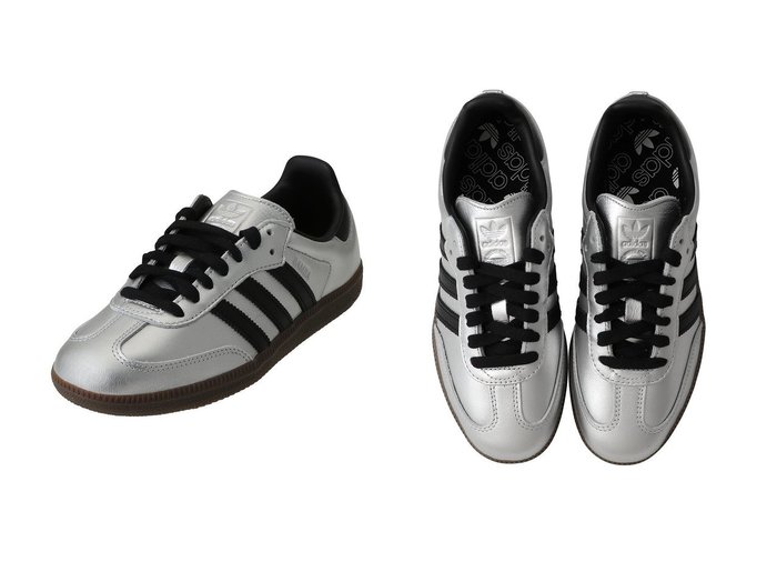 【シルバーカラーが映える名作SAMBA OGで足元に洗練アクセントを添える一足】allureville(adidas)の通販
 おすすめ人気トレンドファッション通販アイテム 人気、トレンドファッション・服の通販 founy(ファニー) ファッション Fashion レディースファッション Fashion for Women 2026年 2026 シルバー Silver, Metallic Silver スニーカー Sneakers, Trainers メタリック Metallic, Shiny Finish モダン Modern, Contemporary 夏 Summer 定番 Standard, Basic Item 春 Spring S/S・春夏 SS, Spring/Summer, Warm Season |ID:crp329100000226819