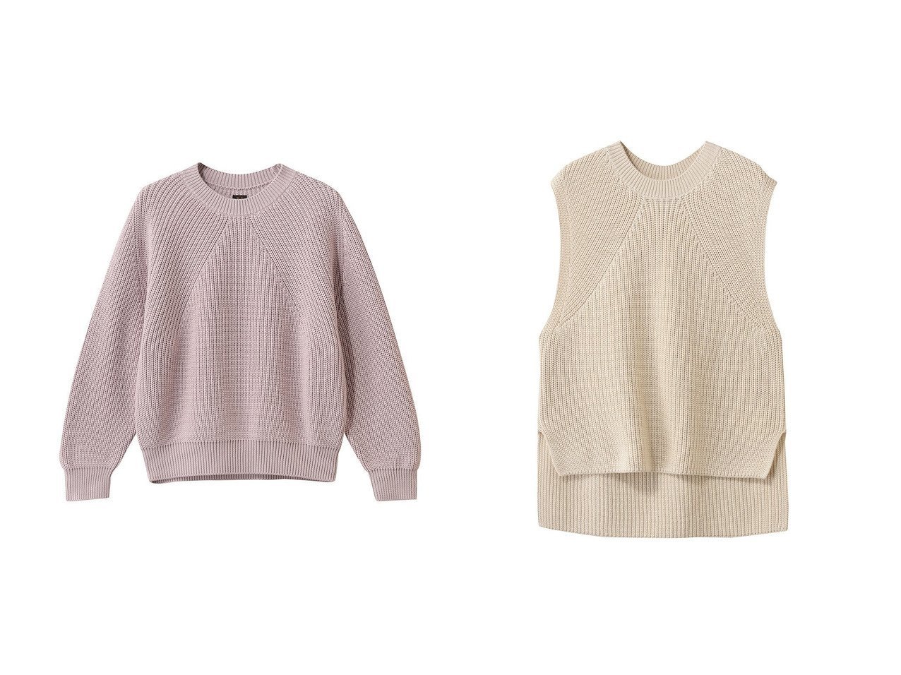 【上質なGIZAコットンが際立つシグネチャーベストとクルーネックニットで整える定番スタイル】BATONER(バトナー)の通販
 おすすめ人気トレンドファッション通販アイテム インテリア・キッズ・メンズ・レディースファッション・服の通販 founy(ファニー) 　ファッション　Fashion　レディースファッション　Fashion for Women　トップス・カットソー　Cut & Sew Tops　ニット　Knit Tops & Sweaters　カジュアルプルオーバー・ニットトップス　Pullovers & Knit Tops / Casual Pullovers　ベスト&ジレ / 重ね着スタイル　Vests & Gilets　2026年　2026　シンプル　Simple, Minimal　夏　Summer　定番　Standard, Basic Item　春　Spring　S/S・春夏　SS, Spring/Summer, Warm Season　レッド系　Red　ブラウン系　Brown　イエロー系　Yellow　ブラック系　Black　|ID:crp329100000226832