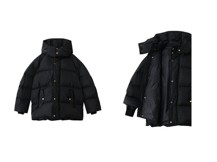 【上質な素材と丸みのあるシルエットで大人の装いに品格を添えるフード付きダウンジャケット】BLAMINK(ブラミンク)の通販
 おすすめ人気トレンドファッション通販アイテム 人気、トレンドファッション・服の通販 founy(ファニー) ファッション Fashion レディースファッション Fashion for Women アウター Coat / Outerwear Collection レディースジャケット・軽アウター Jackets 2026年 2026 ジャケット Jacket, Outerwear ダウン Down, Puffer フォルム Silhouette, Form モダン Modern, Contemporary 夏 Summer 春 Spring S/S・春夏 SS, Spring/Summer, Warm Season |ID:crp329100000226860