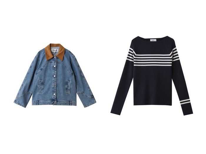 【ヴィンテージライクな風合いが映える異素材襟ジャケットと美しいラインを引き立てるヴィスコースストレッチリブニット】1er Arrondissement(プルミエ アロンディスモン)の通販
 おすすめ人気トレンドファッション通販アイテム 人気、トレンドファッション・服の通販 founy(ファニー) ファッション Fashion レディースファッション Fashion for Women アウター Coat / Outerwear Collection レディースジャケット・軽アウター Jackets トップス・カットソー Cut & Sew Tops ニット Knit Tops & Sweaters カジュアルプルオーバー・ニットトップス Pullovers & Knit Tops / Casual Pullovers 2026年 2026 インナー Innerwear ジャケット Jacket, Outerwear トレンド Trend, Trending Now ワイド Wide, Wide Fit 夏 Summer 春 Spring S/S・春夏 SS, Spring/Summer, Warm Season |ID:crp329100000226872