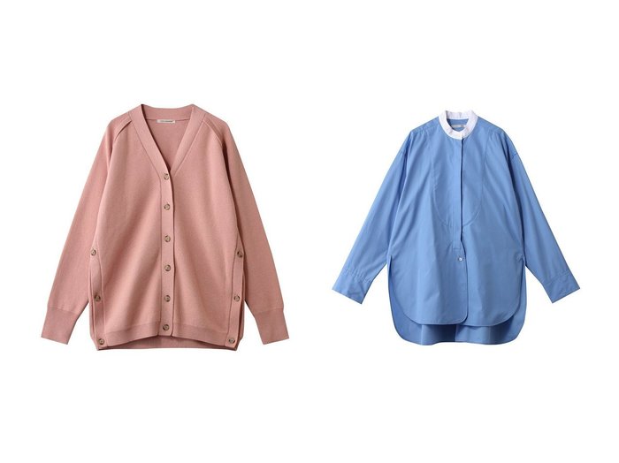【DESIGN WORKS/デザイン ワークス】のコットンカシミヤセベラルウエーズニットカーディガン&スタンドカラーロングシャツ おすすめ人気トレンドファッション通販アイテム 人気、トレンドファッション・服の通販 founy(ファニー) ファッション Fashion レディースファッション Fashion for Women トップス・カットソー Cut & Sew Tops ニット Knit Tops & Sweaters カーディガン・羽織り Layered Style Cardigans シャツ・ブラウス・オフィスカジュアル Elegant Blouses & Button-Ups 2026年 2026 おすすめ Recommended / Our Picks なめらか Smooth, Silky Texture カットソー Cut and Sewn Top カーディガン Cardigan, Knitwear スリット Slit, Slit Detail ベスト Vest, Waistcoat 夏 Summer 春 Spring S/S・春夏 SS, Spring/Summer, Warm Season スリーブ Sleeve, Long Sleeve / Short Sleeve ドレス Dress, One-Piece バランス Balance, Style Balance ロング Long, Long-Length 羽織 Haori, Light Jacket |ID:crp329100000226878