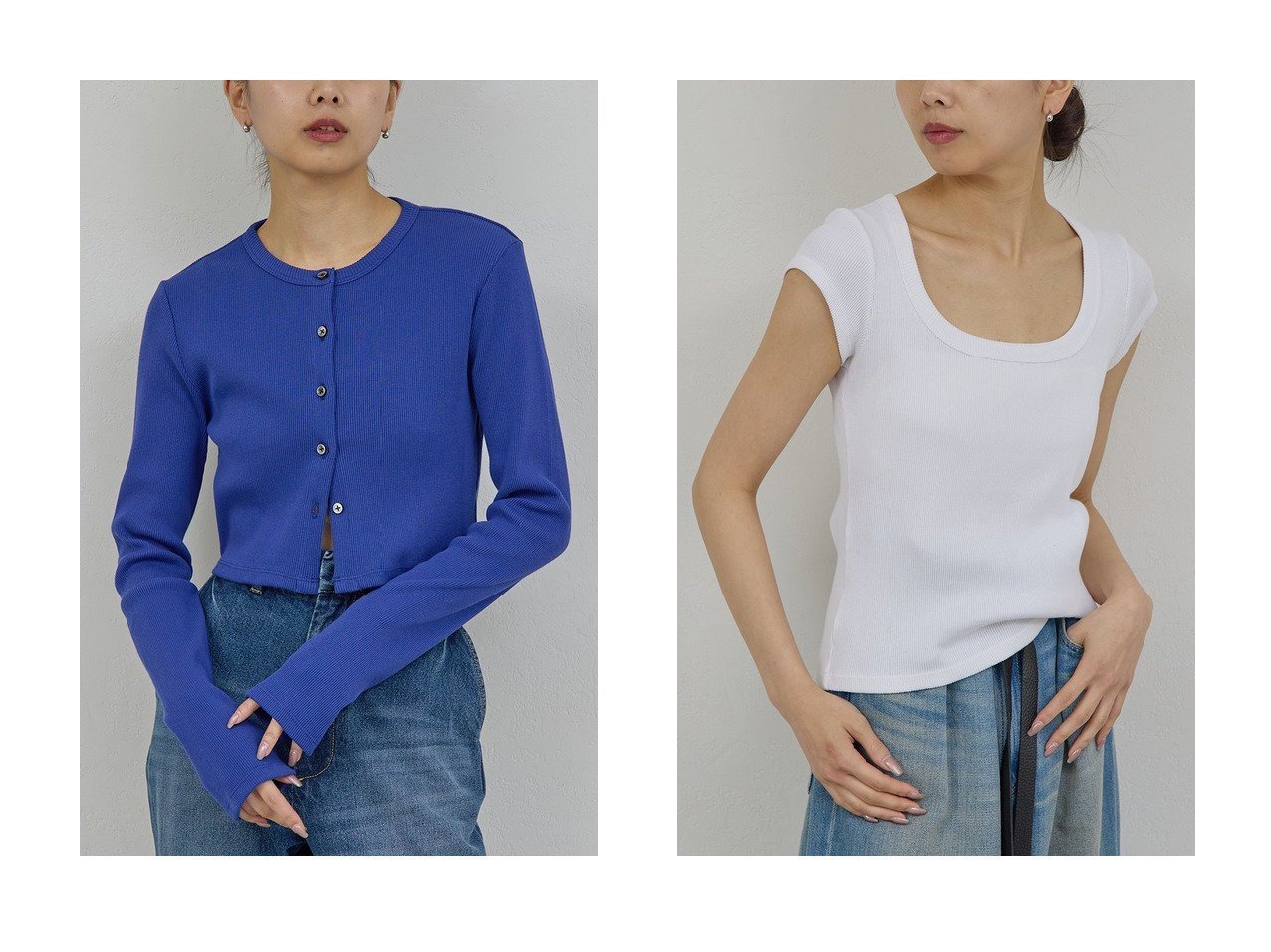 【クロップド丈が映えるコットンシルクカーディガンと着こなしに馴染むコンパクトなチビTシャツ】GALLARDAGALANTE(ガリャルダガランテ)の通販
 おすすめ人気トレンドファッション通販アイテム インテリア・キッズ・メンズ・レディースファッション・服の通販 founy(ファニー) 　ファッション　Fashion　レディースファッション　Fashion for Women　トップス・カットソー　Cut & Sew Tops　ニット　Knit Tops & Sweaters　カーディガン・羽織り　Layered Style Cardigans　シャツ・ブラウス・オフィスカジュアル　Elegant Blouses & Button-Ups　ロングTシャツ・Tシャツ　Longline T-Shirts & Tees　カットソー・ベーシックTシャツ　Cut-and-Sewn Tops / Stretch Tees & Basics　2026年　2026　おすすめ　Recommended / Our Picks　なめらか　Smooth, Silky Texture　アンサンブル　Ensemble Set　カーディガン　Cardigan, Knitwear　クロップド　Cropped, Short Length　シルク　Silk, 100% Silk　トレンド　Trend, Trending Now　バランス　Balance, Style Balance　ロング　Long, Long-Length　ワイド　Wide, Wide Fit　夏　Summer　春　Spring　S/S・春夏　SS, Spring/Summer, Warm Season　ホワイト系　White　ブラック系　Black　ブルー系　Blue　|ID:crp329100000226886