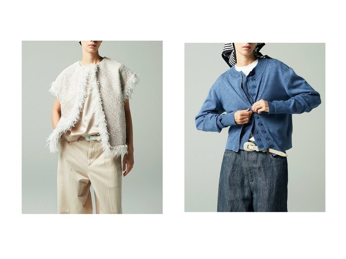 【奥行きのある風合いが魅力のカシミヤヘンプカーディガンとフリンジが映えるツイードジレ】EAUVIRE(オーヴィル)の通販
おすすめ人気トレンドファッション通販アイテム 人気、トレンドファッション・服の通販 founy(ファニー) ファッション Fashion レディースファッション Fashion for Women アウター Coat / Outerwear Collection レディースジャケット・軽アウター Jackets トップス・カットソー Cut & Sew Tops ニット Knit Tops & Sweaters カーディガン・羽織り Layered Style Cardigans 2026年 2026 ジャケット Jacket, Outerwear ツイード Twill, Twill Weave バイアス Bias, Diagonal Cut フランス France, French フリンジ Fringe, Tassel フロント Front, Front Design ベスト Vest, Waistcoat ペーパー Paper, Kraft Paper ミックス Mix, Mixed Style リボン Ribbon, Bow 夏 Summer 春 Spring S/S・春夏 SS, Spring/Summer, Warm Season |ID:crp329100000226896