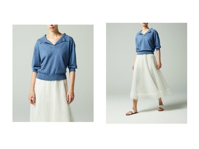 【奥行きのある風合いとニュアンスのある衿ぐりが魅力のカシミヤヘンプニュアンスポロ】EAUVIRE(オーヴィル)の通販
おすすめ人気トレンドファッション通販アイテム 人気、トレンドファッション・服の通販 founy(ファニー) ファッション Fashion レディースファッション Fashion for Women トップス・カットソー Cut & Sew Tops ニット Knit Tops & Sweaters カジュアルプルオーバー・ニットトップス Pullovers & Knit Tops / Casual Pullovers 2026年 2026 イタリア Italy エレガント 上品 Elegant シルク Silk, 100% Silk ドレープ Drape, Draping Fabric バランス Balance, Style Balance 夏 Summer 春 Spring S/S・春夏 SS, Spring/Summer, Warm Season |ID:crp329100000226897