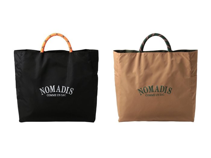 【表情を変えて楽しめるリバーシブル仕様と軽やかな使い心地が魅力の16トートバッグ】NOMADIS(ノマディス)の通販
 おすすめ人気トレンドファッション通販アイテム 人気、トレンドファッション・服の通販 founy(ファニー) ファッション Fashion レディースファッション Fashion for Women バッグ Bags 2026年 2026 ユニセックス Unisex, Genderless シンプル Simple, Minimal スポーティ Sporty, Casual Athletic ポケット Pocket, Pocket Detail モダン Modern, Contemporary ヨガ Yoga, Yoga Wear 夏 Summer 旅行 Travel 春 Spring S/S・春夏 SS, Spring/Summer, Warm Season 軽量 Lightweight, Ultra Light |ID:crp329100000226907