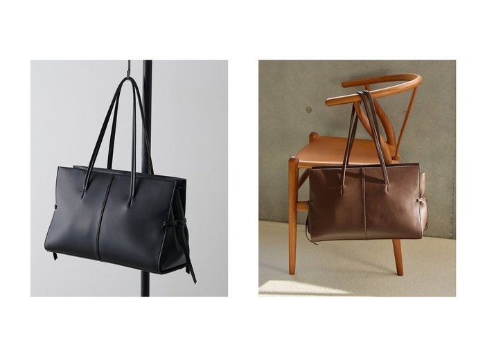 【A4対応で使いやすいフェイクレザー素材のボストンバッグ】Whim Gazette(ウィムガゼット)の通販
 おすすめ人気トレンドファッション通販アイテム 人気、トレンドファッション・服の通販 founy(ファニー) 　ファッション　Fashion　レディースファッション　Fashion for Women　ヴィンテージ　Vintage Style　春　Spring　グラデーション　Gradient, Ombre　フェイクレザー　Faux Leather, PU Leather　ボストンバッグ　Boston Bag, Retro Bag　マグネット　Magnet, Magnetic Closure　リボン　Ribbon, Bow　ワーク　Workwear, Utility Style　S/S・春夏　SS, Spring/Summer, Warm Season　夏　Summer　エレガント 上品　Elegant　ビジネス 仕事 通勤　Business / Work / Commuting　2026年　2026　|ID:crp329100000226921