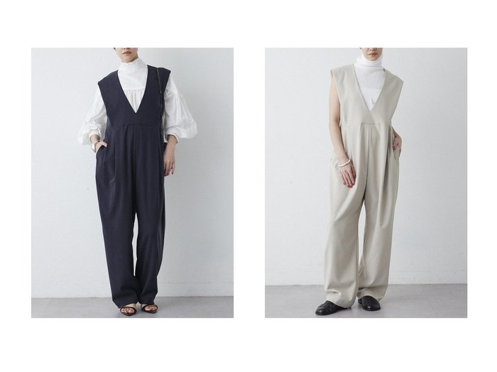 【ドレープ感が美しいレーヨンツイルのVネックジャンプスーツ シーズンレスに着まわせる上品なベージュとブラック】Whim Gazette(ウィムガゼット)の通販
おすすめ人気トレンドファッション通販アイテム 人気、トレンドファッション・服の通販 founy(ファニー) ファッション Fashion レディースファッション Fashion for Women パンツ Pants & Trousers 2026年 2026 スーツ Suit, Formalwear ツイル Twist, Twisted Detail ドレープ Drape, Draping Fabric フォーマル Formal, Dressy ヴィンテージ Vintage Style エレガント 上品 Elegant 夏 Summer 春 Spring S/S・春夏 SS, Spring/Summer, Warm Season |ID:crp329100000226922