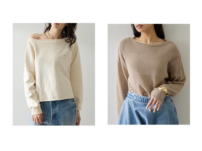 【抜け感を楽しむオフショル刺繍スウェットと和紙素材の軽やかボートネックプルオーバー 上品さとリラックス感を備えたトップス】Whim Gazette(ウィムガゼット)の通販
おすすめ人気トレンドファッション通販アイテム 人気、トレンドファッション・服の通販 founy(ファニー) ファッション Fashion レディースファッション Fashion for Women トップス・カットソー Cut & Sew Tops シャツ・ブラウス・オフィスカジュアル Elegant Blouses & Button-Ups ロングTシャツ・Tシャツ Longline T-Shirts & Tees カジュアルプルオーバー・ニットトップス Pullovers & Knit Tops / Casual Pullovers カットソー・ベーシックTシャツ Cut-and-Sewn Tops / Stretch Tees & Basics ニット Knit Tops & Sweaters 春 Spring スウェット / スエット Sweatshirt, Sweatwear スリーブ Sleeve, Long Sleeve / Short Sleeve バランス Balance, Style Balance ロング Long, Long-Length S/S・春夏 SS, Spring/Summer, Warm Season 夏 Summer 2026年 2026 シアー Sheer, See-Through ショルダー Shoulder, Shoulder Strap スリット Slit, Slit Detail デコルテ Décolleté, Neckline ドロップ Drop Shoulder, Dropped Style ブラウジング Blouson Silhouette, Cinched Waist ボトム Bottoms, Lower Wear 吸水 Absorbent, Quick-Dry 長袖 Long Sleeve, Full Sleeve |ID:crp329100000226923
