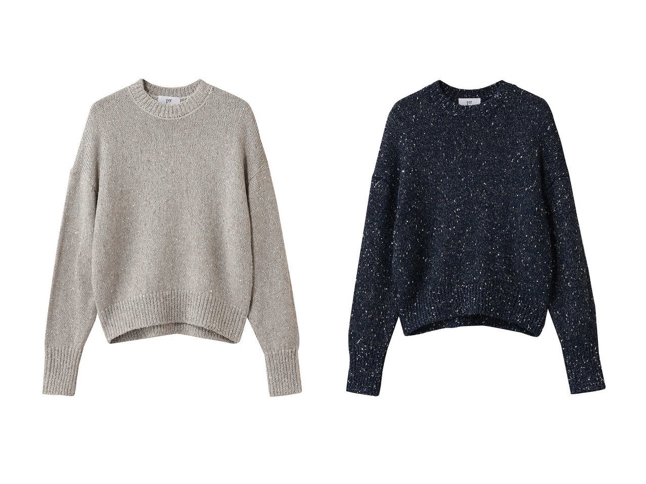 【ラメノットとスパンコールが映えるクルーネックニットプルオーバー 軽やかな素材感で春の装いに華やぎを添える一枚】1er Arrondissement(プルミエ アロンディスモン)の通販
 おすすめ人気トレンドファッション通販アイテム インテリア・キッズ・メンズ・レディースファッション・服の通販 founy(ファニー) 　ファッション　Fashion　レディースファッション　Fashion for Women　トップス・カットソー　Cut & Sew Tops　ニット　Knit Tops & Sweaters　カジュアルプルオーバー・ニットトップス　Pullovers & Knit Tops / Casual Pullovers　2026年　2026　コンパクト　Compact, Small Size　スパンコール　Sequins, Sequin Embellishment　夏　Summer　春　Spring　S/S・春夏　SS, Spring/Summer, Warm Season　ベージュ系　Beige　ブルー系　Blue　|ID:crp329100000226928