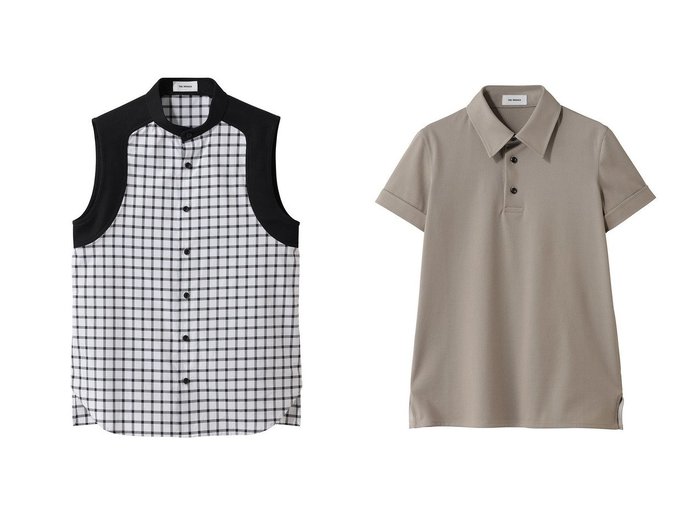 【ウィリアムチェックが映えるバンドカラースリーブレスシャツとミニマルな佇まいが際立つレギュラーカラーポロドレスブラウス 上品さとモード感を備えた大人の一着】THE RERACS(ザ リラクス)の通販
 おすすめ人気トレンドファッション通販アイテム 人気、トレンドファッション・服の通販 founy(ファニー) ファッション Fashion レディースファッション Fashion for Women トップス・カットソー Cut & Sew Tops キャミソール&ノースリーブ Camisoles & Sleeveless Tops シャツ・ブラウス・オフィスカジュアル Elegant Blouses & Button-Ups ポロシャツ・きれいめカジュアル Smart-Casual Polo Tops ワンピース Dresses フォーマル・パーティードレス・結婚式用ドレス Elegant & Casual Dresses 2026年 2026 コンパクト Compact, Small Size スラックス Slacks, Dress Pants チェック Check, Plaid, Tartan ノースリーブ Sleeveless, No-Sleeve マニッシュ Mannish, Boyish モダン Modern, Contemporary 夏 Summer 春 Spring S/S・春夏 SS, Spring/Summer, Warm Season 無地 Plain, Solid Color なめらか Smooth, Silky Texture ドレス Dress, One-Piece バランス Balance, Style Balance ポロシャツ Polo Shirt, Collared Tee レギュラー Regular, Standard Fit |ID:crp329100000226950