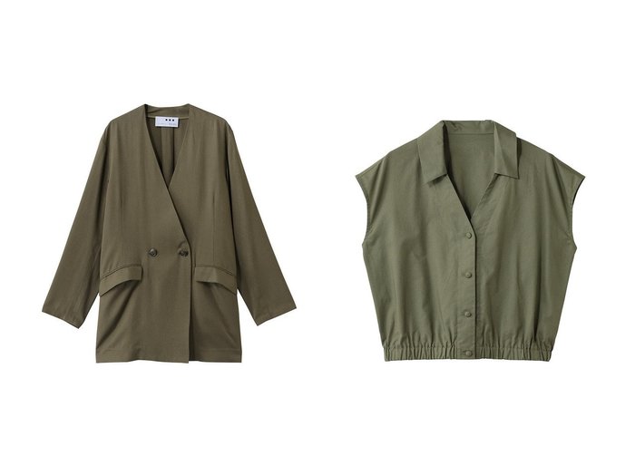 微光沢が映えるノーカラーダブルジャケットとシアー感が引き立つコットントップス 軽やかで上品な佇まい three dots(スリー ドッツ)の通販
 おすすめ人気トレンドファッション通販アイテム 人気、トレンドファッション・服の通販 founy(ファニー) ファッション Fashion レディースファッション Fashion for Women アウター Coat / Outerwear Collection レディースジャケット・軽アウター Jackets トップス・カットソー Cut & Sew Tops キャミソール&ノースリーブ Camisoles & Sleeveless Tops シャツ・ブラウス・オフィスカジュアル Elegant Blouses & Button-Ups 2026年 2026 おすすめ Recommended / Our Picks シンプル Simple, Minimal ジャケット Jacket, Outerwear ダブル Double, Double-Breasted 夏 Summer 春 Spring S/S・春夏 SS, Spring/Summer, Warm Season |ID:crp329100000226992