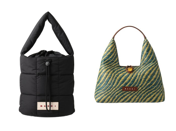 立体フォルムが映えるラフィアエフェクトミニハンドバッグとパフィーな質感のバケットバッグ 季節感と存在感を添える MARNI(マルニ)の通販
 おすすめ人気トレンドファッション通販アイテム 人気、トレンドファッション・服の通販 founy(ファニー) ファッション Fashion レディースファッション Fashion for Women バッグ Bags 2026年 2026 スポーティ Sporty, Casual Athletic フォルム Silhouette, Form モダン Modern, Contemporary 夏 Summer 春 Spring S/S・春夏 SS, Spring/Summer, Warm Season 軽量 Lightweight, Ultra Light フィット Fit, Slim Fit ラグジュアリー Luxury, Elegant ラフィア Raffia, Natural Straw |ID:crp329100000226994