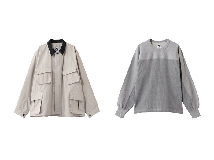 独自のパターンが映えるシティファティーグジャケットとワッフル素材のクルーネックスウェット 都会とカジュアルを行き来する一着 Phenix(フェニックス)の通販
 おすすめ人気トレンドファッション通販アイテム 人気、トレンドファッション・服の通販 founy(ファニー) ファッション Fashion メンズファッション Fashion for Men トップス・カットソー Cut & Sew Tops パーカー・フーディー / カジュアルコーデ Hoodies & Parkas メンズシャツ Shirts 2026年 2026 アウトドア Outdoor Clothing ミリタリー Military, Army Style モダン Modern, Contemporary モチーフ Motif, Design Theme ワッフル Waffle, Waffle Knit 夏 Summer 春 Spring S/S・春夏 SS, Spring/Summer, Warm Season |ID:crp329100000227012