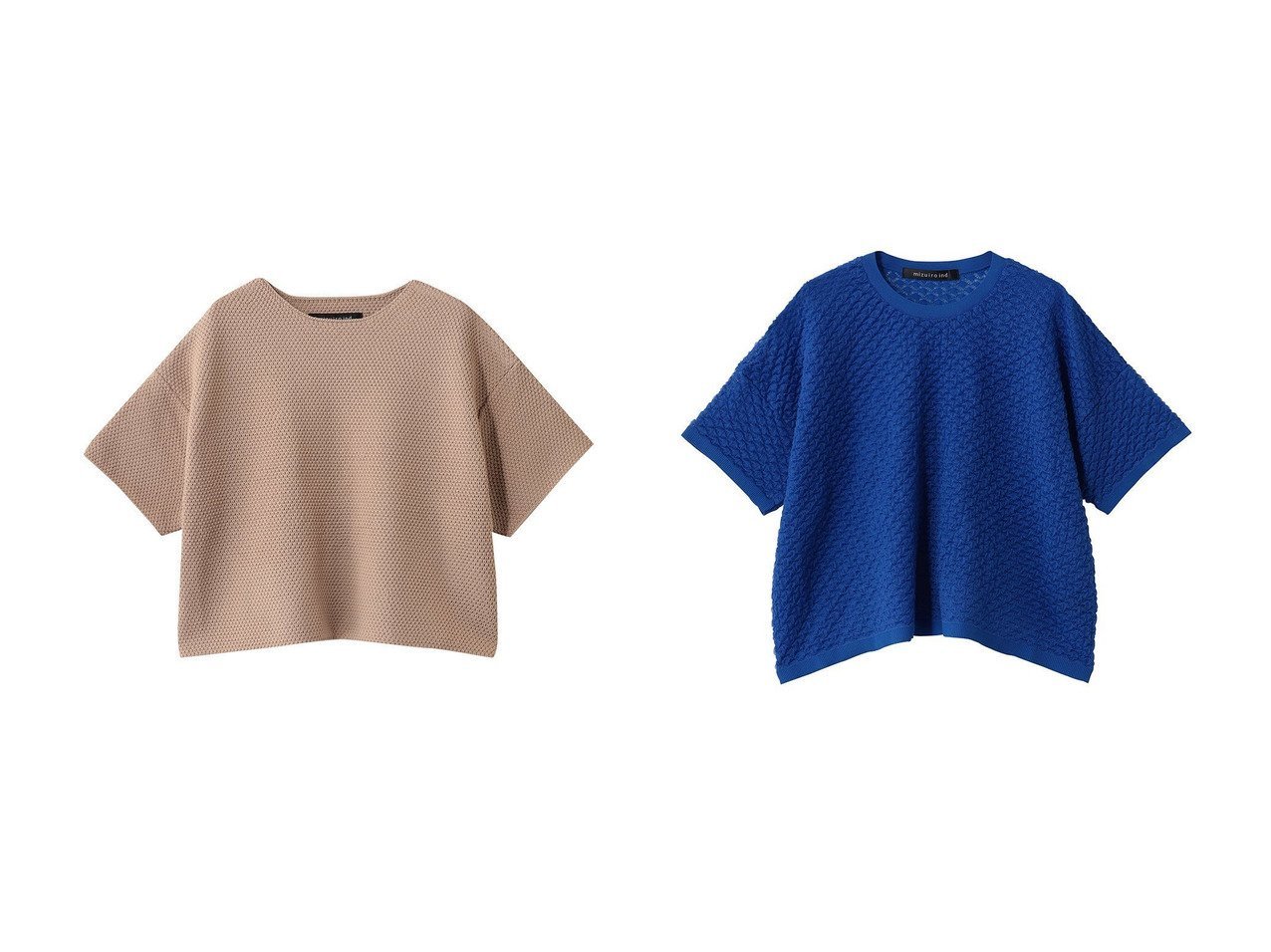 【柄編みとシルエットで表情を楽しむ ハイゲージニットのプルオーバー 洗練された大人のバランス】mizuiro ind(ミズイロ インド)の通販
 おすすめ人気トレンドファッション通販アイテム インテリア・キッズ・メンズ・レディースファッション・服の通販 founy(ファニー) 　ファッション　Fashion　レディースファッション　Fashion for Women　トップス・カットソー　Cut & Sew Tops　ニット　Knit Tops & Sweaters　カジュアルプルオーバー・ニットトップス　Pullovers & Knit Tops / Casual Pullovers　2026年　2026　ショート　Short, Short Length　スラックス　Slacks, Dress Pants　デニム　Denim, Jeans Material　バランス　Balance, Style Balance　ボックス　Boxy, Box Shape　ボトム　Bottoms, Lower Wear　夏　Summer　春　Spring　S/S・春夏　SS, Spring/Summer, Warm Season　ホワイト系　White　ベージュ系　Beige　グレー系　Gray　ブルー系　Blue　ブラック系　Black　|ID:crp329100000227040