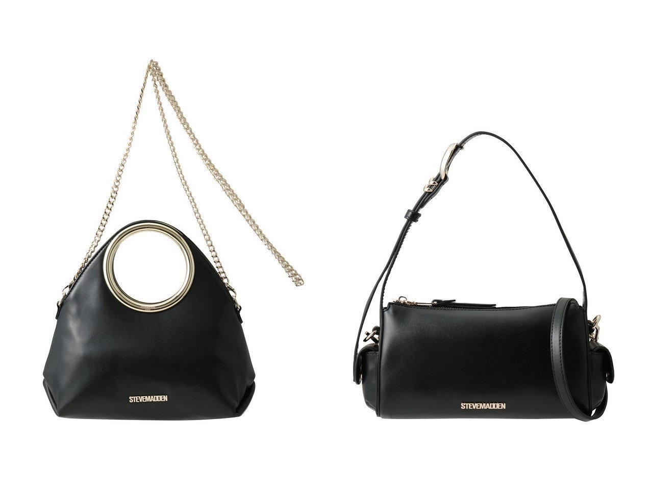 【リングハンドルが映える2WAYミニバッグとミニマルな佇まいのショルダーバッグ。華やかさと機能性を備えた洗練デザイン】STEVE MADDEN(スティーブマデン)の通販
 おすすめ人気トレンドファッション通販アイテム インテリア・キッズ・メンズ・レディースファッション・服の通販 founy(ファニー) 　ファッション　Fashion　レディースファッション　Fashion for Women　バッグ　Bags　2026年　2026　ショルダー　Shoulder, Shoulder Strap　シンプル　Simple, Minimal　ジュエリー　Jewelry, Accessories　パーティ　Party, Party Style　フォルム　Silhouette, Form　メタリック　Metallic, Shiny Finish　ラグジュアリー　Luxury, Elegant　リュクス　Luxury, Elegant, High-End, Chic　夏　Summer　春　Spring　S/S・春夏　SS, Spring/Summer, Warm Season　オレンジ系　Orange　|ID:crp329100000227074