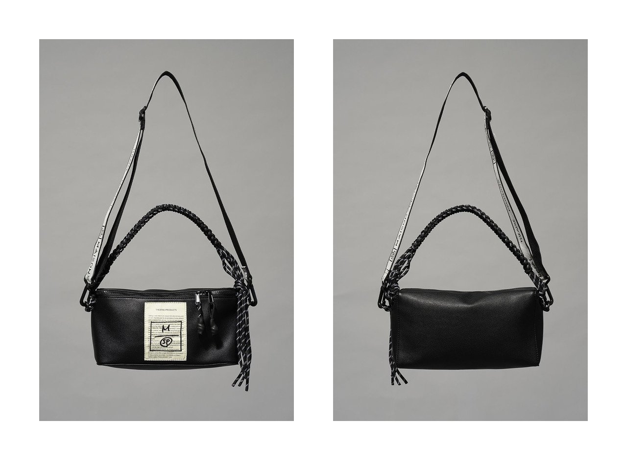 【横長フォルムが映えるTHEATRE PRODUCTSコラボのホライゾナルレザーショルダーバッグ UNISEXで楽しむ上品な異素材デザイン】MAISON SPECIAL(メゾンスペシャル)の通販 おすすめ人気トレンドファッション通販アイテム インテリア・キッズ・メンズ・レディースファッション・服の通販 founy(ファニー) 　ファッション　Fashion　レディースファッション　Fashion for Women　バッグ　Bags　春　Spring　傘　Umbrella, Parasol　スポーティ　Sporty, Casual Athletic　トレンド　Trend, Trending Now　バランス　Balance, Style Balance　フェイクレザー　Faux Leather, PU Leather　フォルム　Silhouette, Form　ボックス　Boxy, Box Shape　モダン　Modern, Contemporary　ユニセックス　Unisex, Genderless　リアル　Real, Realistic　S/S・春夏　SS, Spring/Summer, Warm Season　再入荷　Restock / Back in Stock　夏　Summer　エレガント 上品　Elegant　2026年　2026　ブラック系　Black　|ID:crp329100000227112