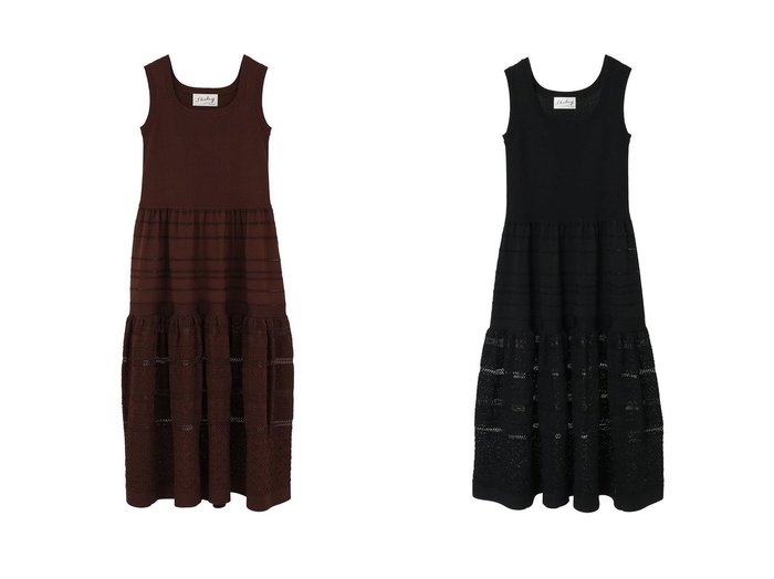 【martinique/マルティニーク】の【l heritage martinique】ニッティングレースワンピース おすすめ人気トレンドファッション通販アイテム 人気、トレンドファッション・服の通販 founy(ファニー) ファッション Fashion レディースファッション Fashion for Women ワンピース Dresses チュニック Tunic Tops & Dresses おすすめ Recommended / Our Picks カーディガン Cardigan, Knitwear ジャケット Jacket, Outerwear チュニック Tunic, Long Top ティアード Tiered, Tiered Style レース Lace, Lace Fabric ロング Long, Long-Length 新作・新入荷 New Arrivals / New In |ID:crp329100000227124