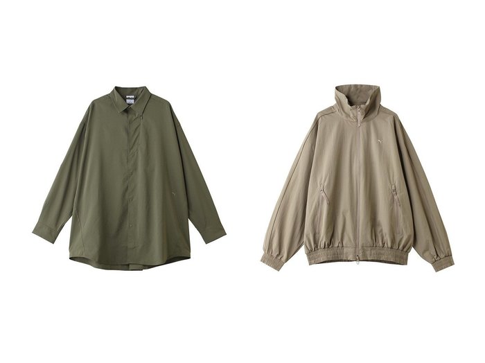 【PUMA/プーマ】の【UNISEX】【PROJECT PUMA PLUS】STAND COLLAR JACKET&【UNISEX】【PROJECT PUMA PLUS】OVERSIZED LS SHIRT おすすめ人気トレンドファッション通販アイテム 人気、トレンドファッション・服の通販 founy(ファニー) ファッション Fashion レディースファッション Fashion for Women トップス・カットソー Cut & Sew Tops シャツ・ブラウス・オフィスカジュアル Elegant Blouses & Button-Ups アウター Coat / Outerwear Collection レディースジャケット・軽アウター Jackets ブルゾンジャケット・スポーティアウター Blouson Jackets ユニセックス Unisex, Genderless スリーブ Sleeve, Long Sleeve / Short Sleeve ロング Long, Long-Length 今季 This Season, Current Season 吸水 Absorbent, Quick-Dry 新作・新入荷 New Arrivals / New In |ID:crp329100000227126