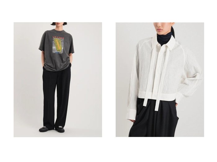 【STUNNING LURE/スタニングルアー】のリライム2WAYパンツ&ボウタイシャツ おすすめ人気トレンドファッション通販アイテム 人気、トレンドファッション・服の通販 founy(ファニー) ファッション Fashion レディースファッション Fashion for Women パンツ Pants & Trousers トップス・カットソー Cut & Sew Tops シャツ・ブラウス・オフィスカジュアル Elegant Blouses & Button-Ups サロペット Overalls, Salopette ショルダー Shoulder, Shoulder Strap フロント Front, Front Design ロング Long, Long-Length 新作・新入荷 New Arrivals / New In |ID:crp329100000227132