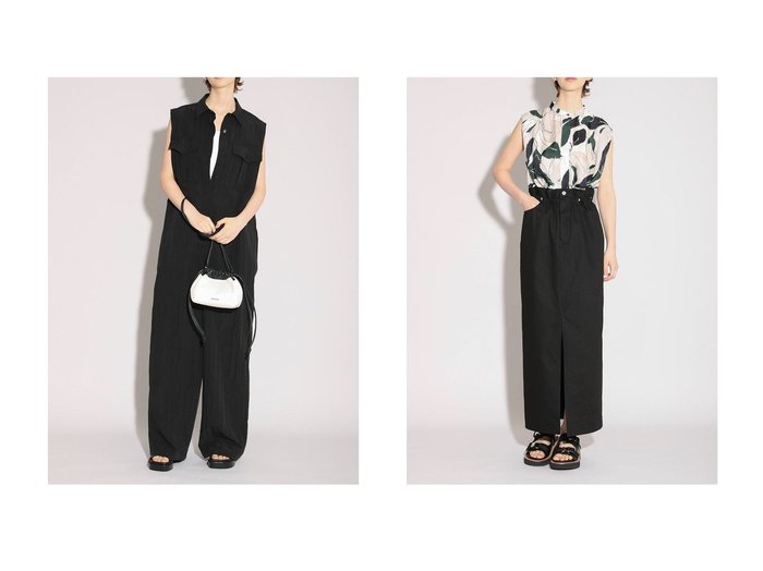 【SACRA/サクラ】のハイカウントチノクロスウエストギャザースカート&セルロースナイロンタンブラーオールインワン おすすめ人気トレンドファッション通販アイテム 人気、トレンドファッション・服の通販 founy(ファニー) ファッション Fashion レディースファッション Fashion for Women パンツ Pants & Trousers スカート Skirts おすすめ Recommended / Our Picks シューズ Shoes, Footwear ドレープ Drape, Draping Fabric ビンテージ Vintage, Retro Style ポケット Pocket, Pocket Detail ミリタリー Military, Army Style ワーク Workwear, Utility Style 新作・新入荷 New Arrivals / New In |ID:crp329100000227133