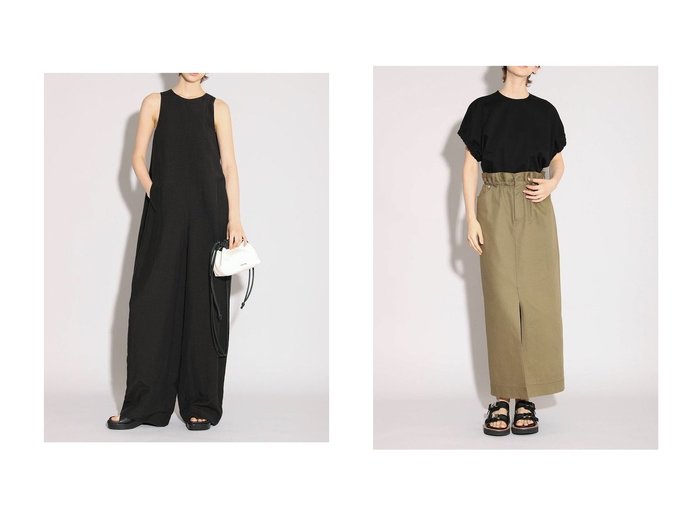 【SACRA/サクラ】のレーヨンリネンタンブルオールインワン&ファインオーガニックコットンカットソー おすすめ人気トレンドファッション通販アイテム 人気、トレンドファッション・服の通販 founy(ファニー) ファッション Fashion レディースファッション Fashion for Women パンツ Pants & Trousers トップス・カットソー Cut & Sew Tops シャツ・ブラウス・オフィスカジュアル Elegant Blouses & Button-Ups ロングTシャツ・Tシャツ Longline T-Shirts & Tees カットソー・ベーシックTシャツ Cut-and-Sewn Tops / Stretch Tees & Basics アメリカン American Style オケージョン Occasion Wear スリーブ Sleeve, Long Sleeve / Short Sleeve デコルテ Décolleté, Neckline 新作・新入荷 New Arrivals / New In |ID:crp329100000227134