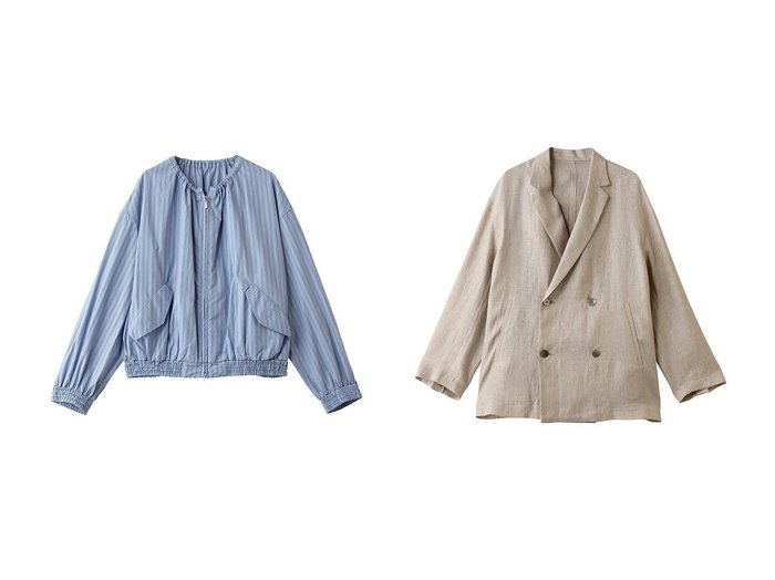 軽やかなストライプ素材のシャツブルゾンとナチュラルなリネンジャケットで楽しむ春夏の装い エリオポール(heliopole)の通販 おすすめ人気トレンドファッション通販アイテム 人気、トレンドファッション・服の通販 founy(ファニー) ファッション Fashion レディースファッション Fashion for Women アウター Coat / Outerwear Collection レディースジャケット・軽アウター Jackets ブルゾンジャケット・スポーティアウター Blouson Jackets ギャザー Gathered, Ruffled ジャケット Jacket, Outerwear ストライプ Stripe, Striped Pattern フラップ Flap, Flap Pocket ブルゾン Blouson, Bomber Jacket ポケット Pocket, Pocket Detail 新作・新入荷 New Arrivals / New In 春 Spring シンプル Simple, Minimal リネン Linen, Linen Fabric 夏 Summer S/S・春夏 SS, Spring/Summer, Warm Season |ID:crp329100000227142