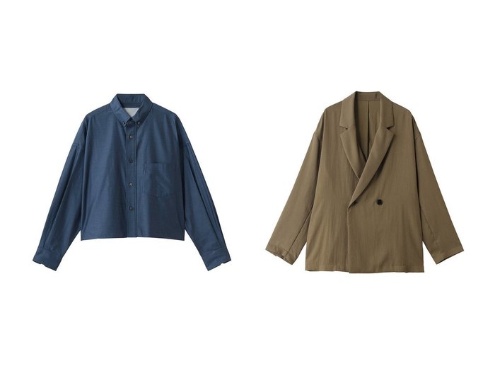 テンセルツイルの軽やかなジャケットとショート丈ボタンダウンシャツで楽しむ洗練スタイル プルミエ アロンディスモン(1er Arrondissement)の通販 おすすめ人気トレンドファッション通販アイテム インテリア・キッズ・メンズ・レディースファッション・服の通販 founy(ファニー) https://founy.com/ ファッション Fashion レディースファッション Fashion for Women トップス・カットソー Cut & Sew Tops シャツ・ブラウス・オフィスカジュアル Elegant Blouses & Button-Ups アウター Coat / Outerwear Collection レディースジャケット・軽アウター Jackets ショート Short, Short Length スリーブ Sleeve, Long Sleeve / Short Sleeve ロング Long, Long-Length 別注 Limited Edition, Custom Order 新作・新入荷 New Arrivals / New In |ID:crp329100000227185