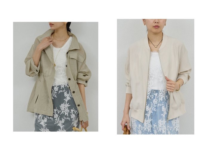 【GALLARDAGALANTE/ガリャルダガランテ】のサテンブルゾン&【SACHIKOコラボ】シアーメッシュミリタリージャケット おすすめ人気トレンドファッション通販アイテム 人気、トレンドファッション・服の通販 founy(ファニー) ファッション Fashion レディースファッション Fashion for Women アウター Coat / Outerwear Collection レディースジャケット・軽アウター Jackets ブルゾンジャケット・スポーティアウター Blouson Jackets コラボ Collaboration, Collab シンプル Simple, Minimal ジャケット Jacket, Outerwear タートルネック Turtleneck, High Neck ハイネック High Neck, Mock Neck 冬 Winter / This Winter 夏 Summer 新作・新入荷 New Arrivals / New In 春 Spring S/S・春夏 SS, Spring/Summer, Warm Season 洗える Machine Washable 羽織 Haori, Light Jacket おすすめ Recommended / Our Picks なめらか Smooth, Silky Texture エレガント 上品 Elegant サテン Satin, Glossy Fabric タイトスカート Pencil Skirt, Tight Skirt ブルゾン Blouson, Bomber Jacket マニッシュ Mannish, Boyish ミックス Mix, Mixed Style |ID:crp329100000227188