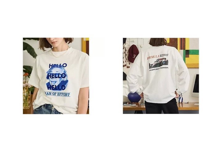 【Oblada/オブラダ】の【ノベルティ対象商品】MAN OF EFFORT TEE&FORMULA ONE LONG TEE おすすめ人気トレンドファッション通販アイテム インテリア・キッズ・メンズ・レディースファッション・服の通販 founy(ファニー) https://founy.com/ ファッション Fashion レディースファッション Fashion for Women プリント Print, Printed Pattern 別注 Limited Edition, Custom Order グラフィック Graphic, Graphic Design スウェット / スエット Sweatshirt, Sweatwear |ID:crp329100000227227