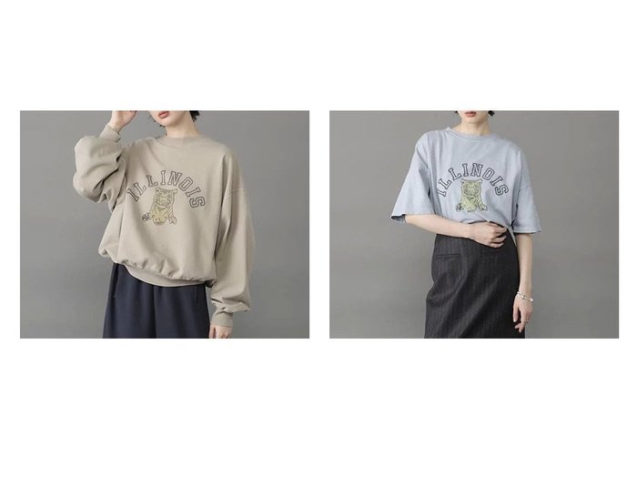 【REMI RELIEF/レミレリーフ】の【HPS別注】HARD SP加工-天竺BIGサイズT(ILLINOIS)&【HPS別注】SP加工スーピマ裏毛クルー(ILLINOIS) おすすめ人気トレンドファッション通販アイテム インテリア・キッズ・メンズ・レディースファッション・服の通販 founy(ファニー) https://founy.com/ ファッション Fashion レディースファッション Fashion for Women スウェット / スエット Sweatshirt, Sweatwear スーピマ Supima, Premium Cotton セットアップ Set-Up, Coordinated Outfit プリント Print, Printed Pattern 別注 Limited Edition, Custom Order 旅行 Travel ヴィンテージ Vintage Style 洗える Machine Washable グラフィック Graphic, Graphic Design スペシャル Special, Limited Edition ダメージ Distressed, Destroyed 猫 Cat, Kitty マニッシュ Mannish, Boyish モチーフ Motif, Design Theme おすすめ Recommended / Our Picks |ID:crp329100000227238