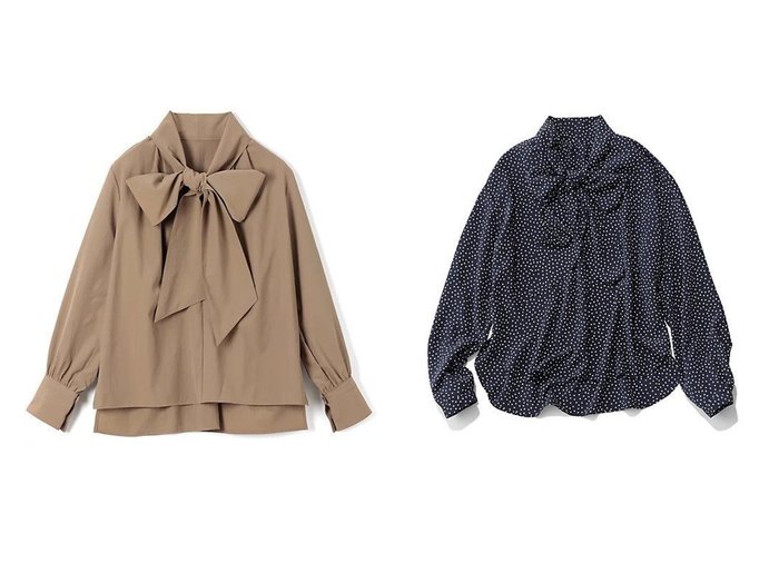 上品な華やかさを引き立てるボウタイブラウスコレクション【M7days(エムセブンデイズ)】の通販 おすすめ人気トレンドファッション通販アイテム 人気、トレンドファッション・服の通販 founy(ファニー) ファッション Fashion レディースファッション Fashion for Women トップス・カットソー Cut & Sew Tops シャツ・ブラウス・オフィスカジュアル Elegant Blouses & Button-Ups スリット Slit, Slit Detail タイプライター Typewriter Fabric, Crisp Cotton リアル Real, Realistic リボン Ribbon, Bow 洗える Machine Washable |ID:crp329100000227247