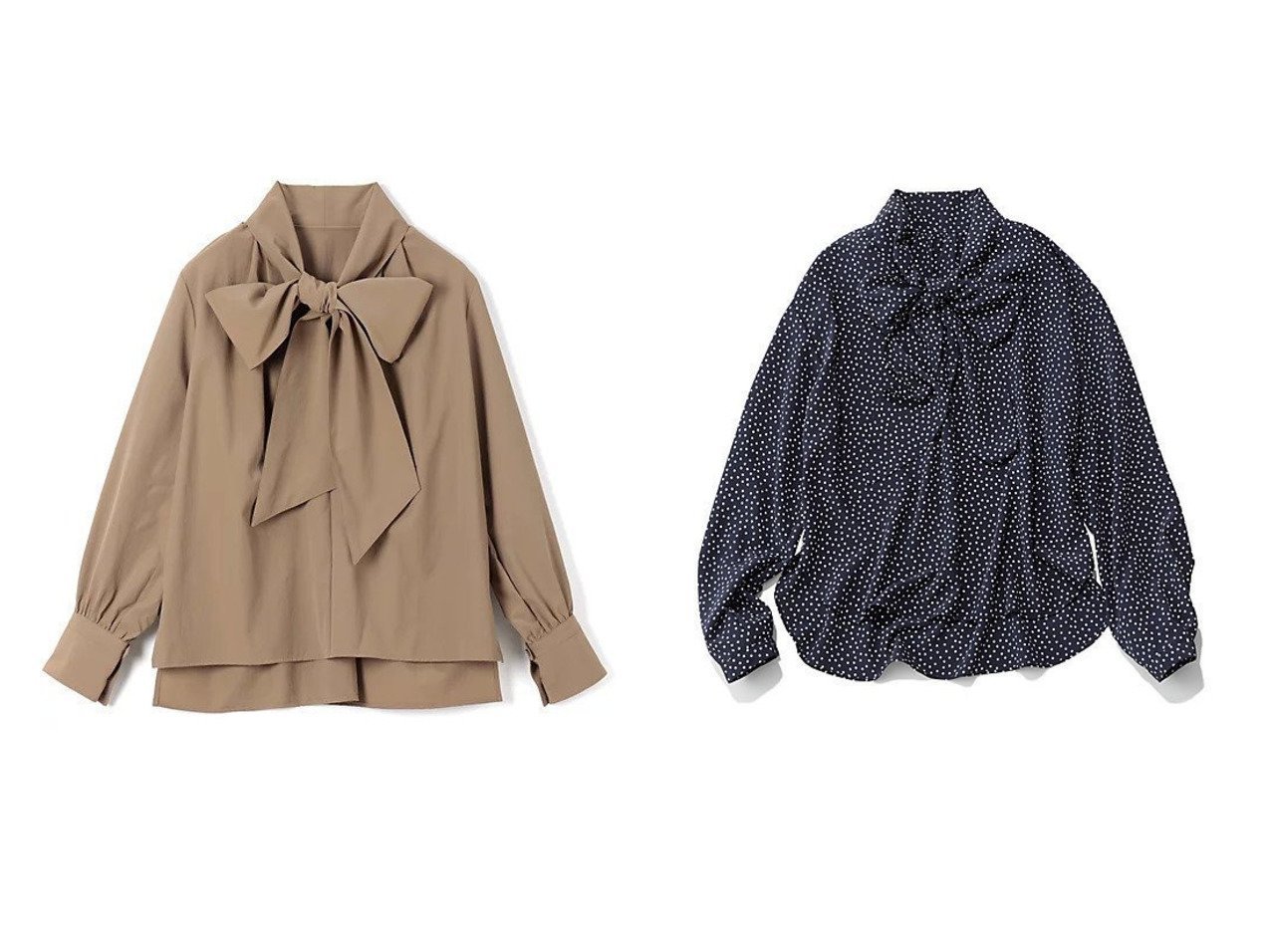 上品な華やかさを引き立てるボウタイブラウスコレクション【M7days(エムセブンデイズ)】の通販 おすすめ人気トレンドファッション通販アイテム インテリア・キッズ・メンズ・レディースファッション・服の通販 founy(ファニー) 　ファッション　Fashion　レディースファッション　Fashion for Women　トップス・カットソー　Cut & Sew Tops　シャツ・ブラウス・オフィスカジュアル　Elegant Blouses & Button-Ups　スリット　Slit, Slit Detail　タイプライター　Typewriter Fabric, Crisp Cotton　リアル　Real, Realistic　リボン　Ribbon, Bow　洗える　Machine Washable　ブルー系　Blue　ホワイト系　White　ブラック系　Black　|ID:crp329100000227247