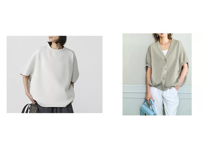 立体シルエットと快適素材で魅せる洗練カジュアル【COGTHEBIGSMOKE(コグ ザビッグスモーク)】の通販 おすすめ人気トレンドファッション通販アイテム 人気、トレンドファッション・服の通販 founy(ファニー) ファッション Fashion レディースファッション Fashion for Women トップス・カットソー Cut & Sew Tops レディースパーカー・カジュアルフーディー Casual Hoodies & Sweatshirts スウェット・クルーネックトップス Sweatshirts & Crewnecks / Relaxed Fit Sweat Tops カーディガン・羽織り Layered Style Cardigans フォルム Silhouette, Form 別注 Limited Edition, Custom Order 洗える Machine Washable |ID:crp329100000227256