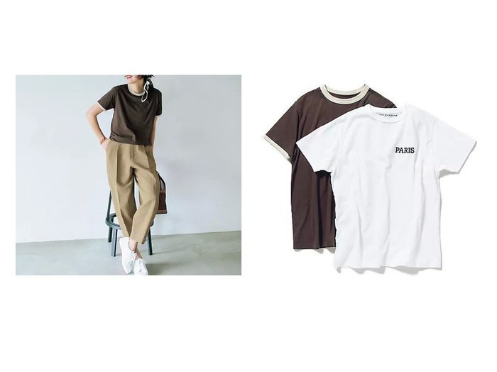アースカラーで楽しむこなれたカジュアルTシャツ【THE Shinzone(ザシンゾーン)】の通販 おすすめ人気トレンドファッション通販アイテム 人気、トレンドファッション・服の通販 founy(ファニー) ファッションモデル・俳優・女優 Models 女性 Women 福田麻琴 Fukuda Makoto ファッション Fashion レディースファッション Fashion for Women 別注 Limited Edition, Custom Order 洗える Machine Washable |ID:crp329100000227260