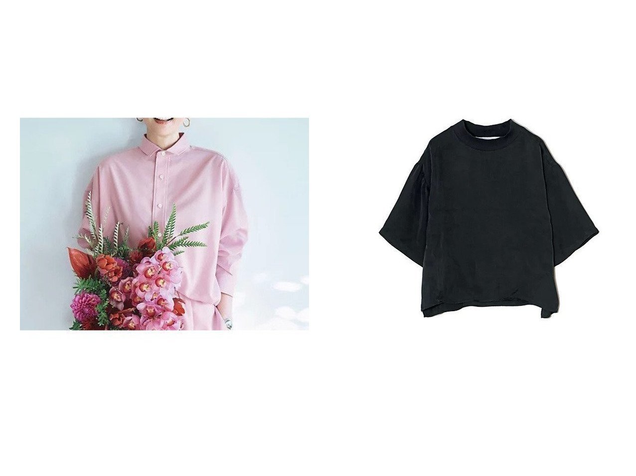 上品な素材感と着回し力で魅せる洗練トップス【TICCA(ティッカ)】の通販 おすすめ人気トレンドファッション通販アイテム インテリア・キッズ・メンズ・レディースファッション・服の通販 founy(ファニー) 　ファッション　Fashion　レディースファッション　Fashion for Women　トップス・カットソー　Cut & Sew Tops　シャツ・ブラウス・オフィスカジュアル　Elegant Blouses & Button-Ups　コラボ　Collaboration, Collab　コンパクト　Compact, Small Size　バランス　Balance, Style Balance　エレガント 上品　Elegant　別注　Limited Edition, Custom Order　洗える　Machine Washable　レッド系　Red　グレー系　Gray　|ID:crp329100000227261