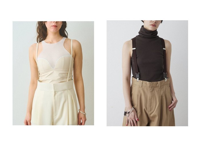 【OVERNEATH】別注ブラタンクとリブハイネックボディスーツで楽しむモードとヘルシーを兼ね備えたスタイリング OVERNEATH(オーバーニース)の通販 おすすめ人気トレンドファッション通販アイテム 人気、トレンドファッション・服の通販 founy(ファニー) ファッション Fashion レディースファッション Fashion for Women トップス・カットソー Cut & Sew Tops キャミソール&ノースリーブ Camisoles & Sleeveless Tops シャツ・ブラウス・オフィスカジュアル Elegant Blouses & Button-Ups ロングTシャツ・Tシャツ Longline T-Shirts & Tees カットソー・ベーシックTシャツ Cut-and-Sewn Tops / Stretch Tees & Basics インナー Innerwear 洗える Machine Washable キャミソール Camisole, Spaghetti Strap Top タンク Tank Top, Sleeveless Top 別注 Limited Edition, Custom Order 新作・新入荷 New Arrivals / New In |ID:crp329100000227278