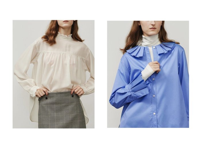 ボウブラウスとプリーツブラウスで楽しむ華やかで上品なスタイリング DEPAREILLE(デパリエ)の通販 おすすめ人気トレンドファッション通販アイテム 人気、トレンドファッション・服の通販 founy(ファニー) ファッション Fashion レディースファッション Fashion for Women トップス・カットソー Cut & Sew Tops シャツ・ブラウス・オフィスカジュアル Elegant Blouses & Button-Ups ギャザー Gathered, Ruffled スリット Slit, Slit Detail スリーブ Sleeve, Long Sleeve / Short Sleeve ダウン Down, Puffer デニム Denim, Jeans Material トレンド Trend, Trending Now フリル Frill, Ruffle ヘムライン Hemline, Bottom Cut ロング Long, Long-Length |ID:crp329100000227295