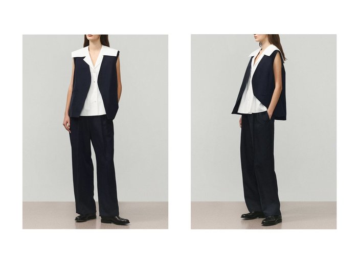 トリアセテートリネンジレで楽しむ軽やかで上品なレイヤードスタイル DEPAREILLE(デパリエ)の通販 おすすめ人気トレンドファッション通販アイテム 人気、トレンドファッション・服の通販 founy(ファニー) ファッション Fashion レディースファッション Fashion for Women アウター Coat / Outerwear Collection レディースジャケット・軽アウター Jackets なめらか Smooth, Silky Texture ジャケット Jacket, Outerwear スリット Slit, Slit Detail ベスト Vest, Waistcoat リネン Linen, Linen Fabric エレガント 上品 Elegant 新作・新入荷 New Arrivals / New In |ID:crp329100000227296