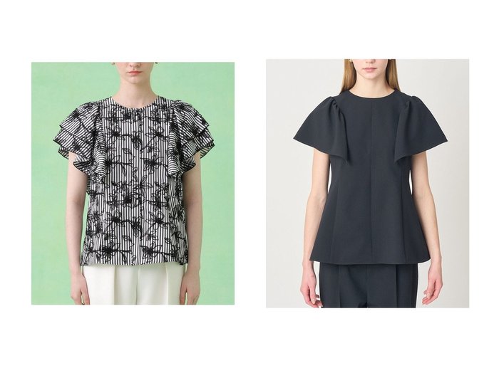 刺繍ブラウスとペプラムブラウスで楽しむ華やかで軽やかなスタイリング ANAYI(アナイ)の通販 おすすめ人気トレンドファッション通販アイテム 人気、トレンドファッション・服の通販 founy(ファニー) ファッション Fashion レディースファッション Fashion for Women トップス・カットソー Cut & Sew Tops シャツ・ブラウス・オフィスカジュアル Elegant Blouses & Button-Ups ショート Short, Short Length シンプル Simple, Minimal ストライプ Stripe, Striped Pattern スペシャル Special, Limited Edition スリット Slit, Slit Detail スリーブ Sleeve, Long Sleeve / Short Sleeve チェーン Chain, Chain Strap フラワー Flower, Floral 新作・新入荷 New Arrivals / New In |ID:crp329100000227319