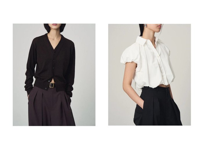 パフスリーブブラウスとニットカーディガンで楽しむ軽やかで洗練されたスタイリング Venica(ヴェニカ)の通販 おすすめ人気トレンドファッション通販アイテム 人気、トレンドファッション・服の通販 founy(ファニー) ファッション Fashion レディースファッション Fashion for Women トップス・カットソー Cut & Sew Tops ニット Knit Tops & Sweaters カーディガン・羽織り Layered Style Cardigans シャツ・ブラウス・オフィスカジュアル Elegant Blouses & Button-Ups カーディガン Cardigan, Knitwear クロップド Cropped, Short Length シンプル Simple, Minimal トレンド Trend, Trending Now 新作・新入荷 New Arrivals / New In おすすめ Recommended / Our Picks ギャザー Gathered, Ruffled コンパクト Compact, Small Size ショート Short, Short Length スリーブ Sleeve, Long Sleeve / Short Sleeve ワイド Wide, Wide Fit 夏 Summer 春 Spring S/S・春夏 SS, Spring/Summer, Warm Season |ID:crp329100000227322