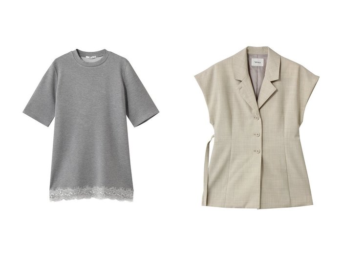 構築的ベストとレースTシャツで楽しむモードと柔らかさを兼ね備えたスタイリング Venica(ヴェニカ)の通販 おすすめ人気トレンドファッション通販アイテム 人気、トレンドファッション・服の通販 founy(ファニー) ファッション Fashion レディースファッション Fashion for Women トップス・カットソー Cut & Sew Tops シャツ・ブラウス・オフィスカジュアル Elegant Blouses & Button-Ups ロングTシャツ・Tシャツ Longline T-Shirts & Tees カットソー・ベーシックTシャツ Cut-and-Sewn Tops / Stretch Tees & Basics アウター Coat / Outerwear Collection レディースジャケット・軽アウター Jackets とろみ Fluid, Flowy Fabric ショート Short, Short Length スリーブ Sleeve, Long Sleeve / Short Sleeve レース Lace, Lace Fabric 半袖 Short Sleeve, Half Sleeve 新作・新入荷 New Arrivals / New In シェイプ Shape, Slim Fit ショルダー Shoulder, Shoulder Strap ジャケット Jacket, Outerwear フォルム Silhouette, Form ベスト Vest, Waistcoat マニッシュ Mannish, Boyish 夏 Summer 春 Spring S/S・春夏 SS, Spring/Summer, Warm Season |ID:crp329100000227324