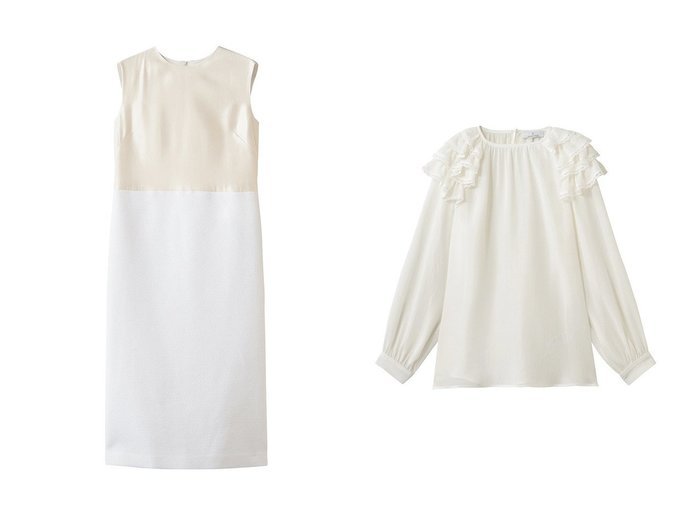 異素材ワンピースとフリルブラウスで楽しむ上品で華やかなスタイリング j.(ジェイドット)の通販 おすすめ人気トレンドファッション通販アイテム 人気、トレンドファッション・服の通販 founy(ファニー) ファッション Fashion レディースファッション Fashion for Women ワンピース Dresses チュニック Tunic Tops & Dresses トップス・カットソー Cut & Sew Tops シャツ・ブラウス・オフィスカジュアル Elegant Blouses & Button-Ups ジャケット Jacket, Outerwear ジュエリー Jewelry, Accessories スリット Slit, Slit Detail チュニック Tunic, Long Top ツイード Twill, Twill Weave ボトム Bottoms, Lower Wear リュクス Luxury, Elegant, High-End, Chic ロング Long, Long-Length 新作・新入荷 New Arrivals / New In |ID:crp329100000227328