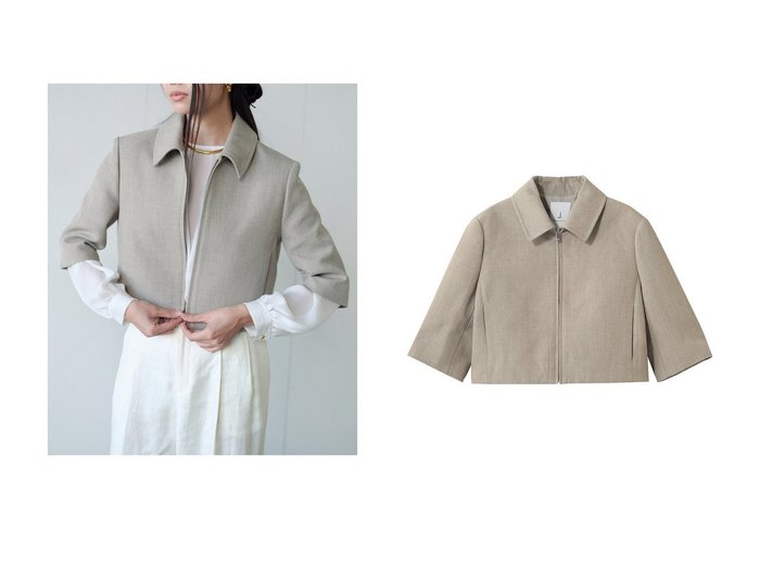 リネンタッチジャケットで整える軽やかで洗練されたスタイリング j.(ジェイドット)の通販 おすすめ人気トレンドファッション通販アイテム 人気、トレンドファッション・服の通販 founy(ファニー) ファッション Fashion レディースファッション Fashion for Women アウター Coat / Outerwear Collection レディースジャケット・軽アウター Jackets コンパクト Compact, Small Size ジャケット Jacket, Outerwear リネン Linen, Linen Fabric エレガント 上品 Elegant 新作・新入荷 New Arrivals / New In |ID:crp329100000227329